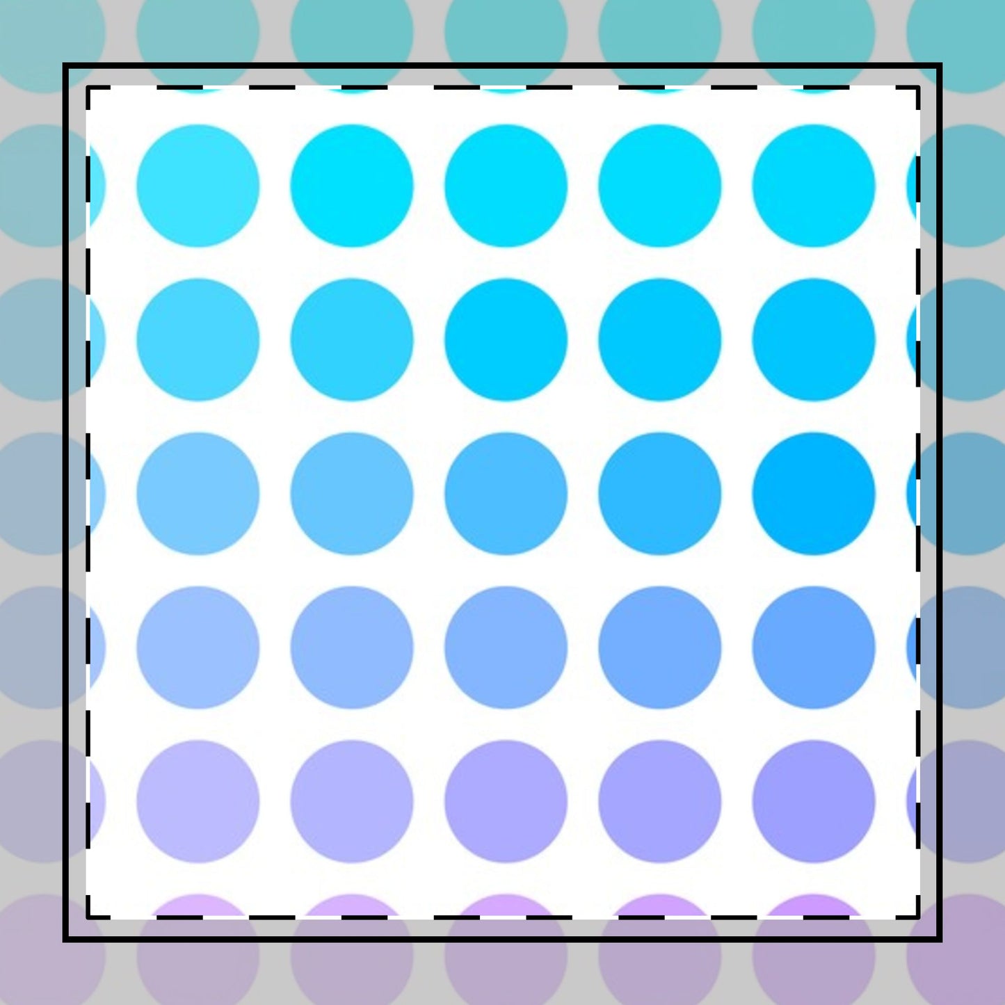 Polka Dot Joy Poly Twill Napkin, Aqua/Blue/Lilac, Bright White Fabric Background