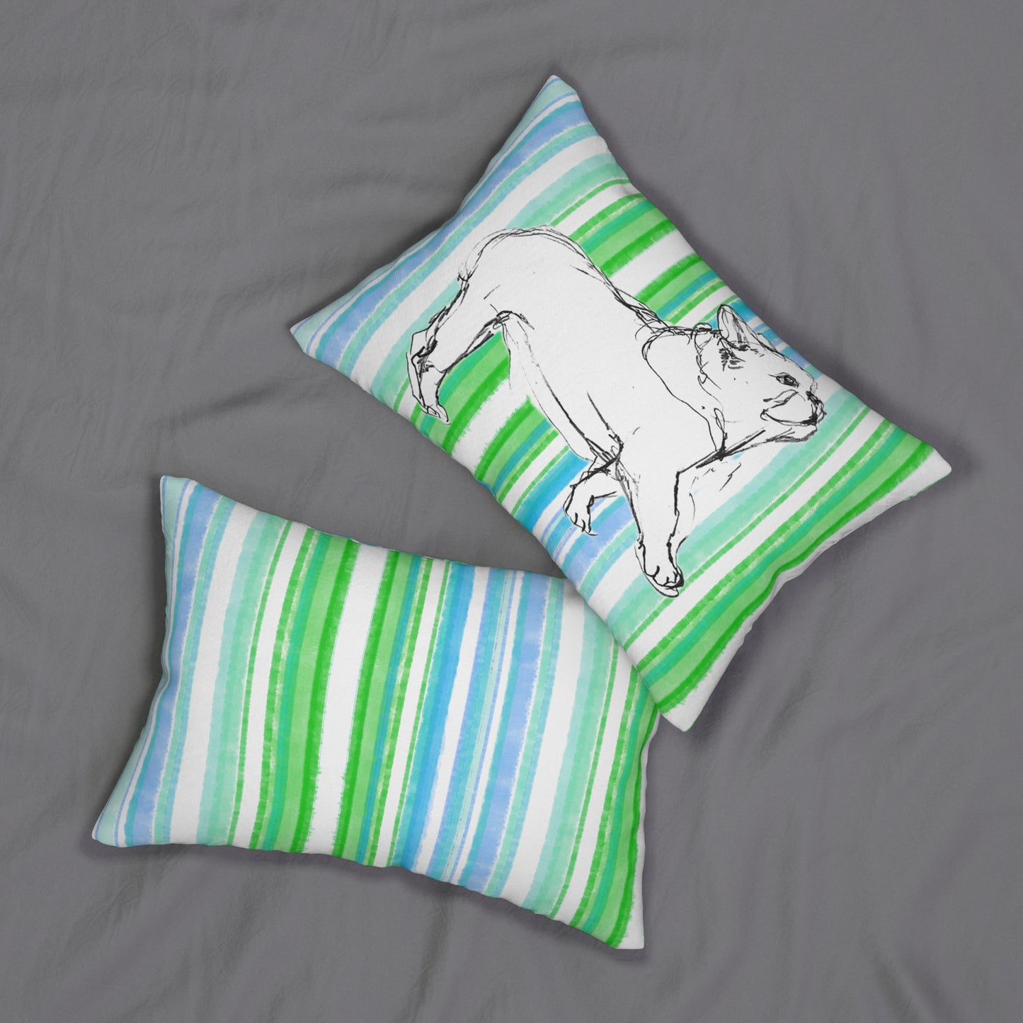 Pillows Polyester Lumbar Doggy Fun
