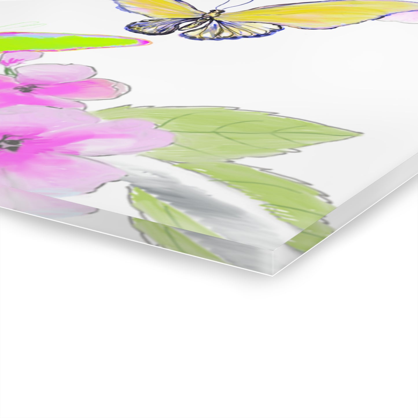 Blossom Glide Acrylic Print (French Cleat Hanging)
