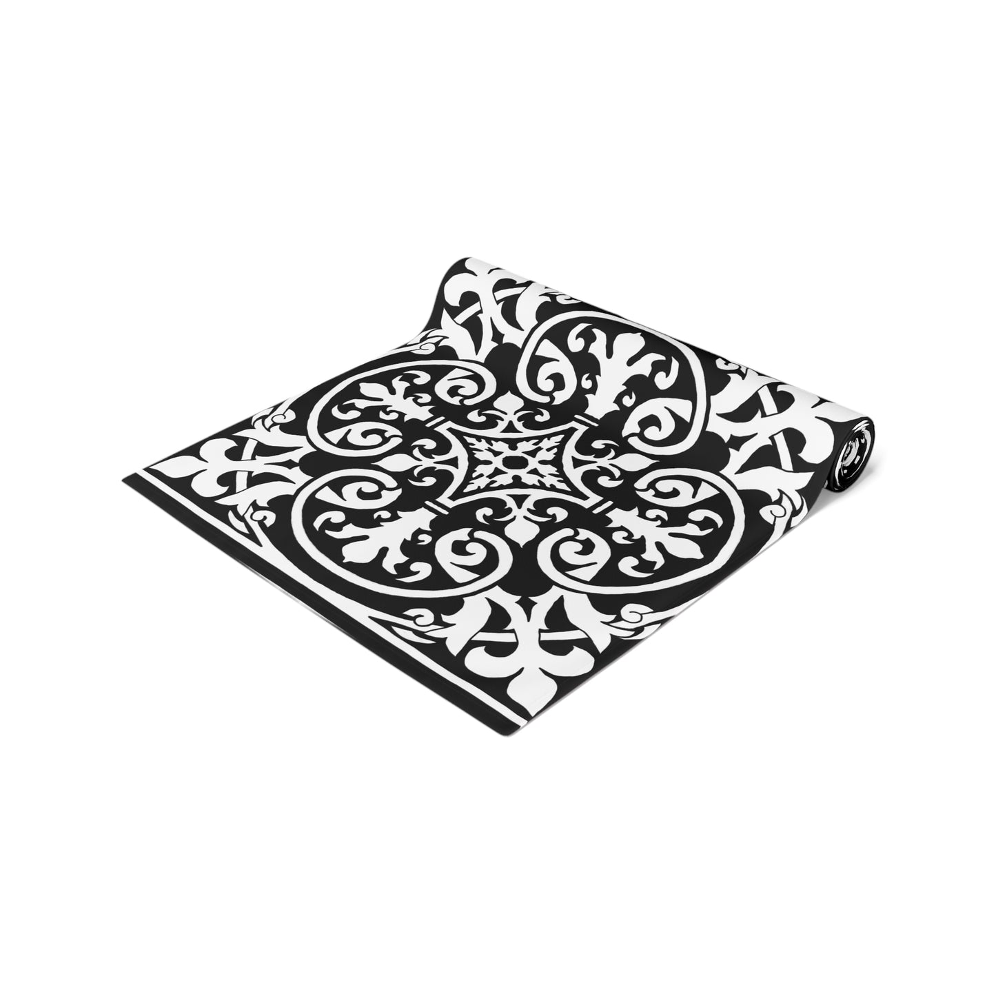 Scrollwork Table Runner (Cotton, Poly)