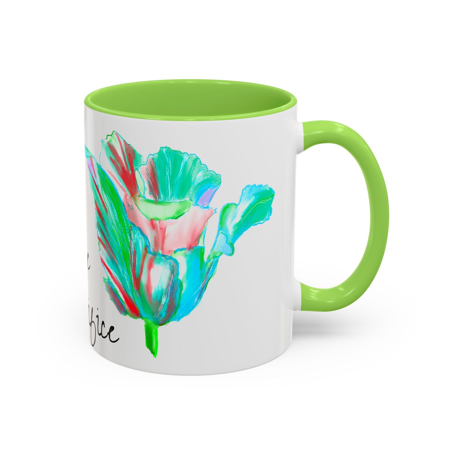 Vibrant Tulips Mugs “Dare to Sacrifice”
