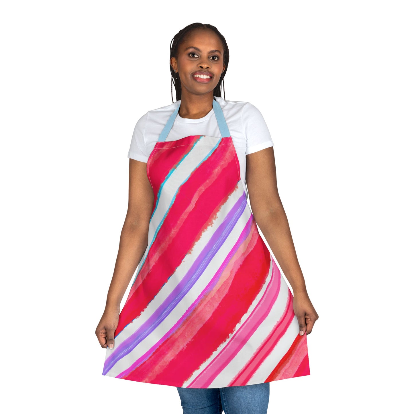 Diagonal Stripes Apron