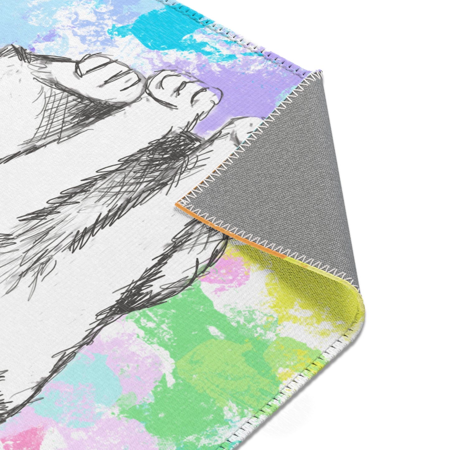 Kitty Fun Vertical Indoor Area Rugs