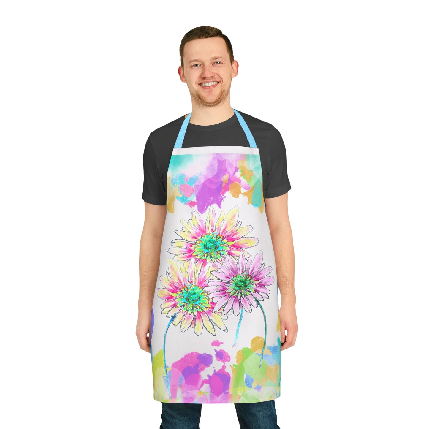 Zinnia Color Splash Apron