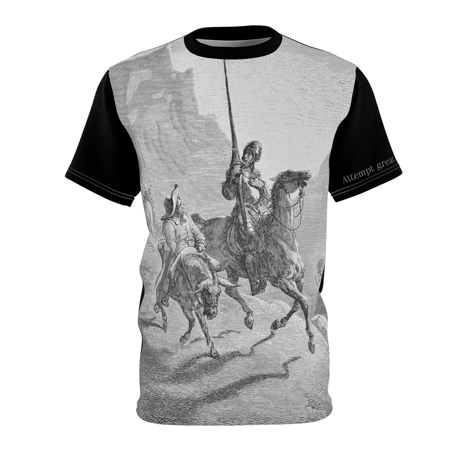 Guys Inspirational T-Shirt Attempt Great Things