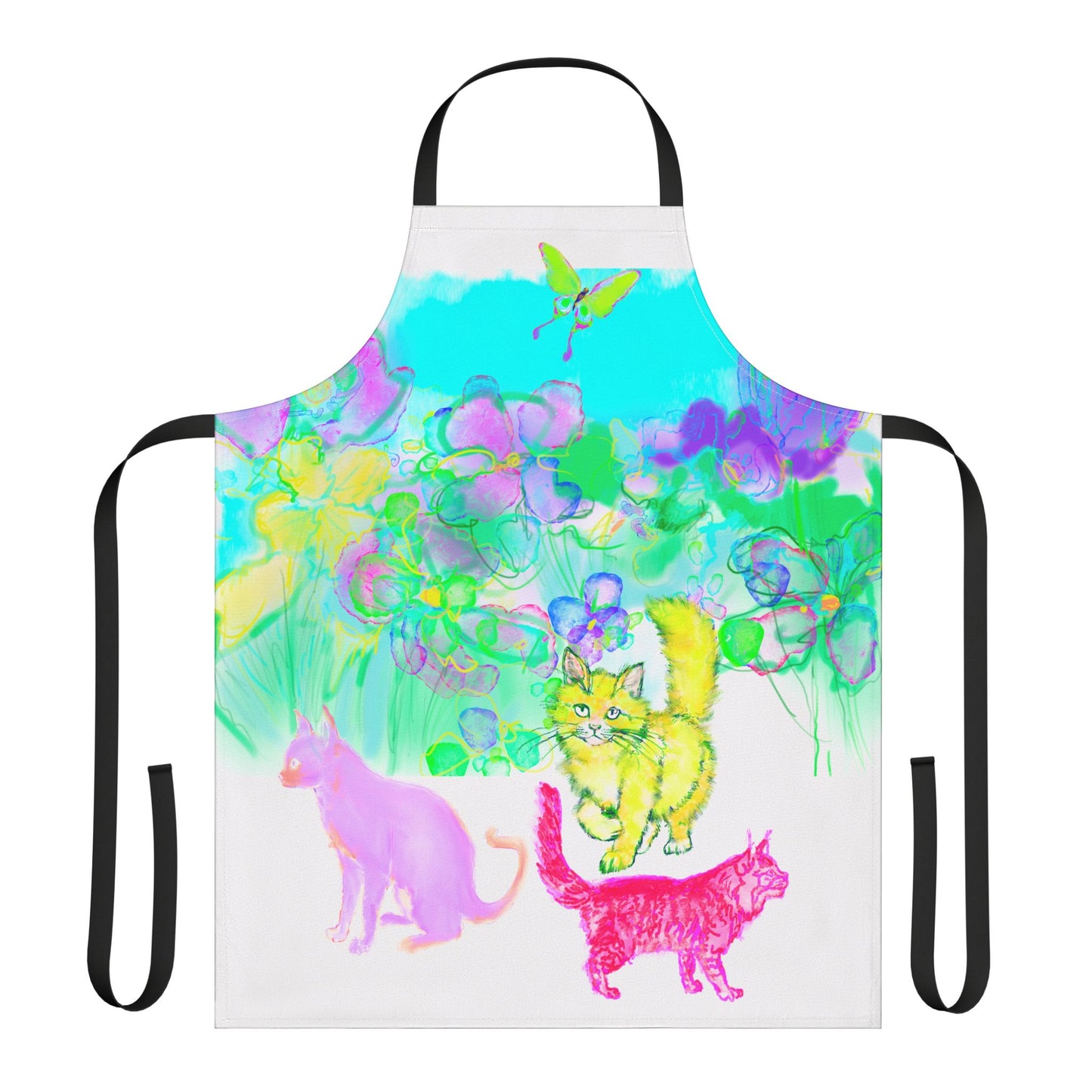 Colorful Cat Apron