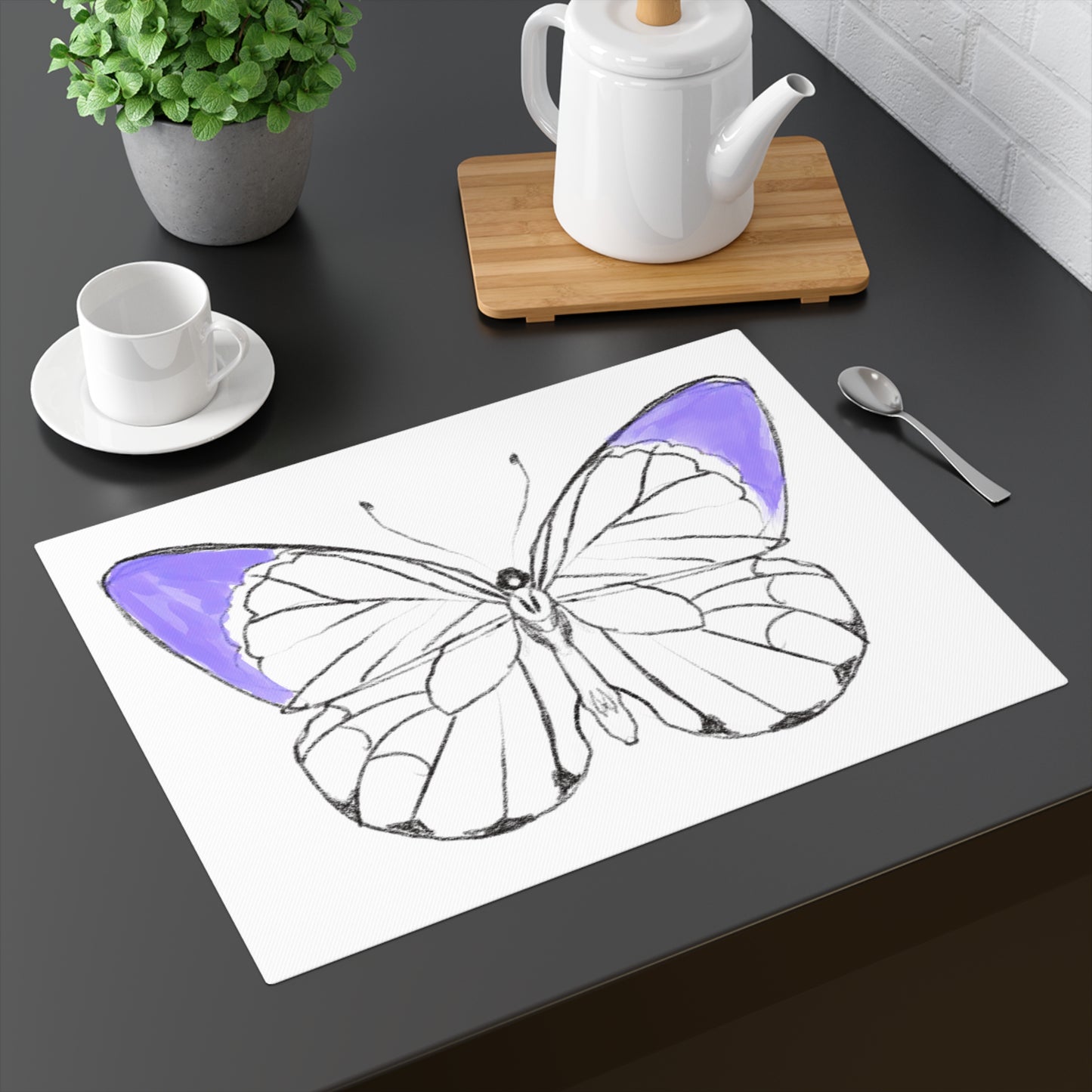 Chroma Lilac Placemat, 1pc