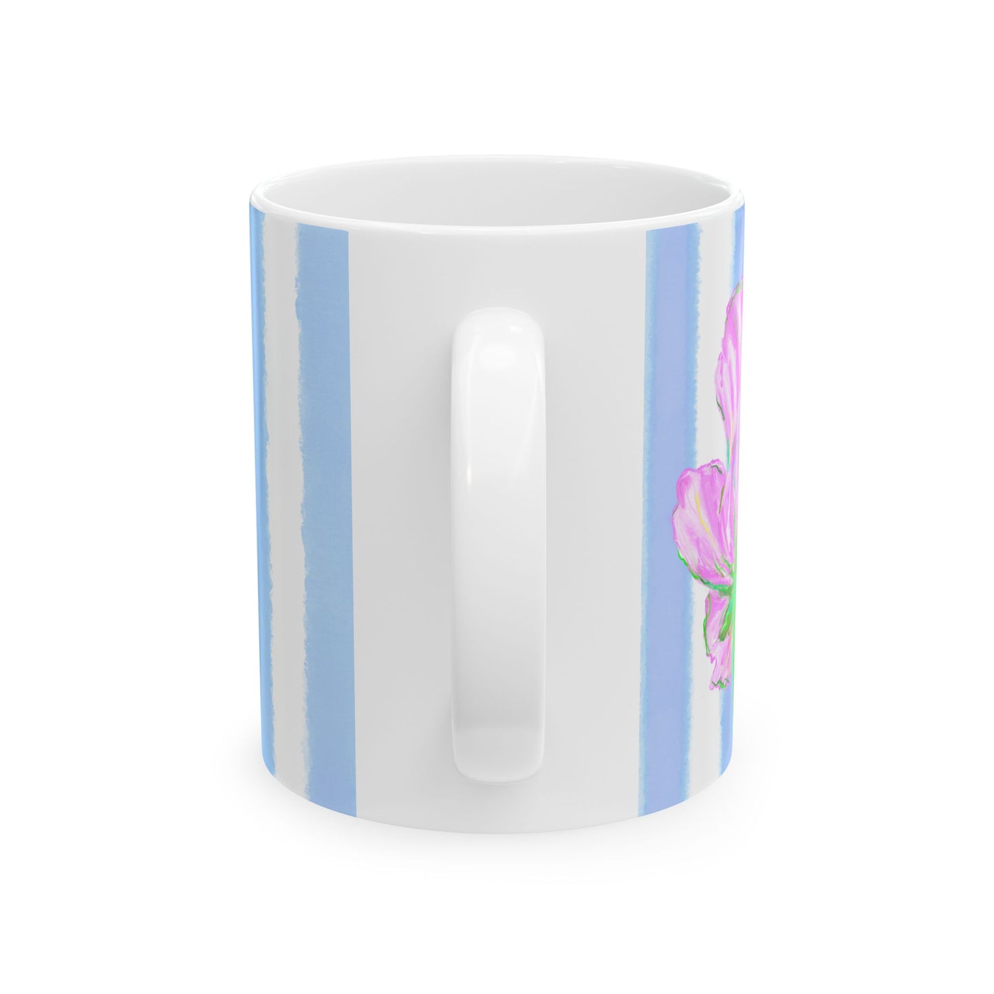 Dancing Tulips Mug Periwinkle Lilac