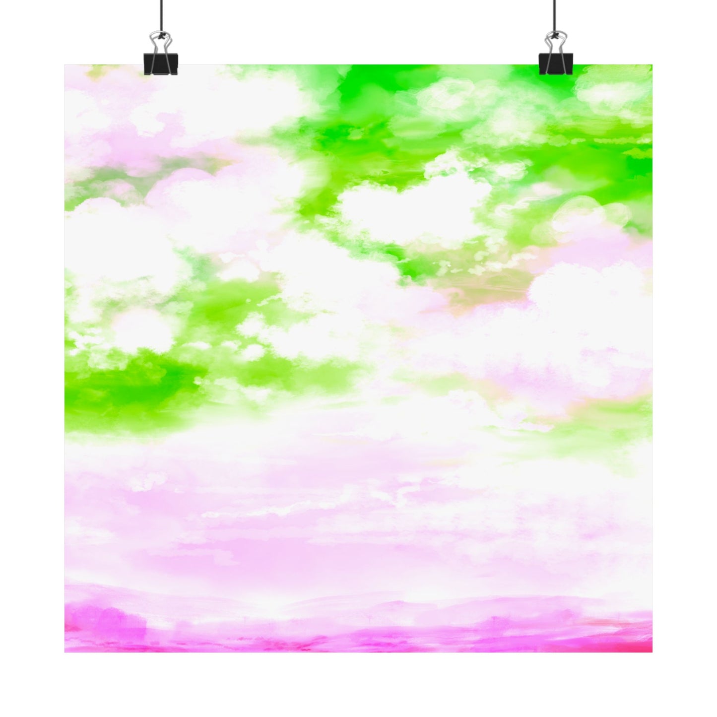 Art Decor Matte Posters Cloud Song