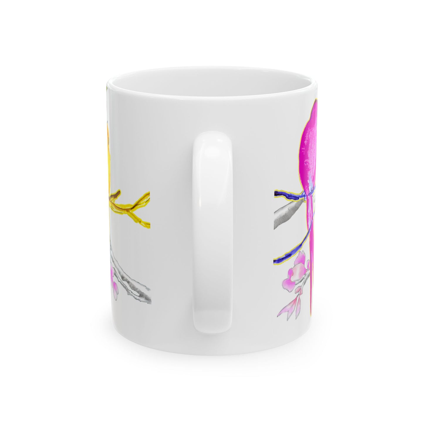 Blossoms & Birds Ceramic Mugs