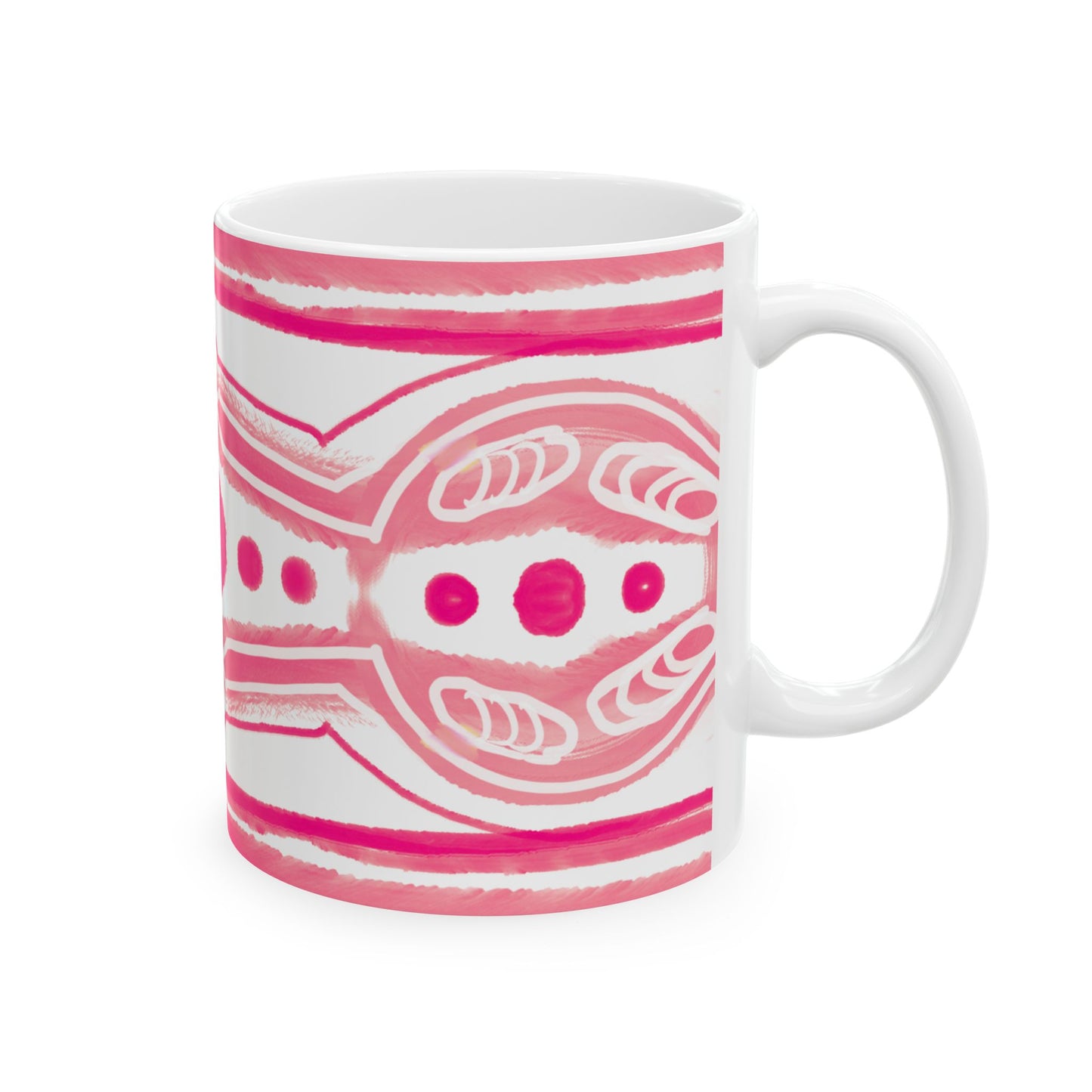 Pattern Play Mug Raspberry Red
