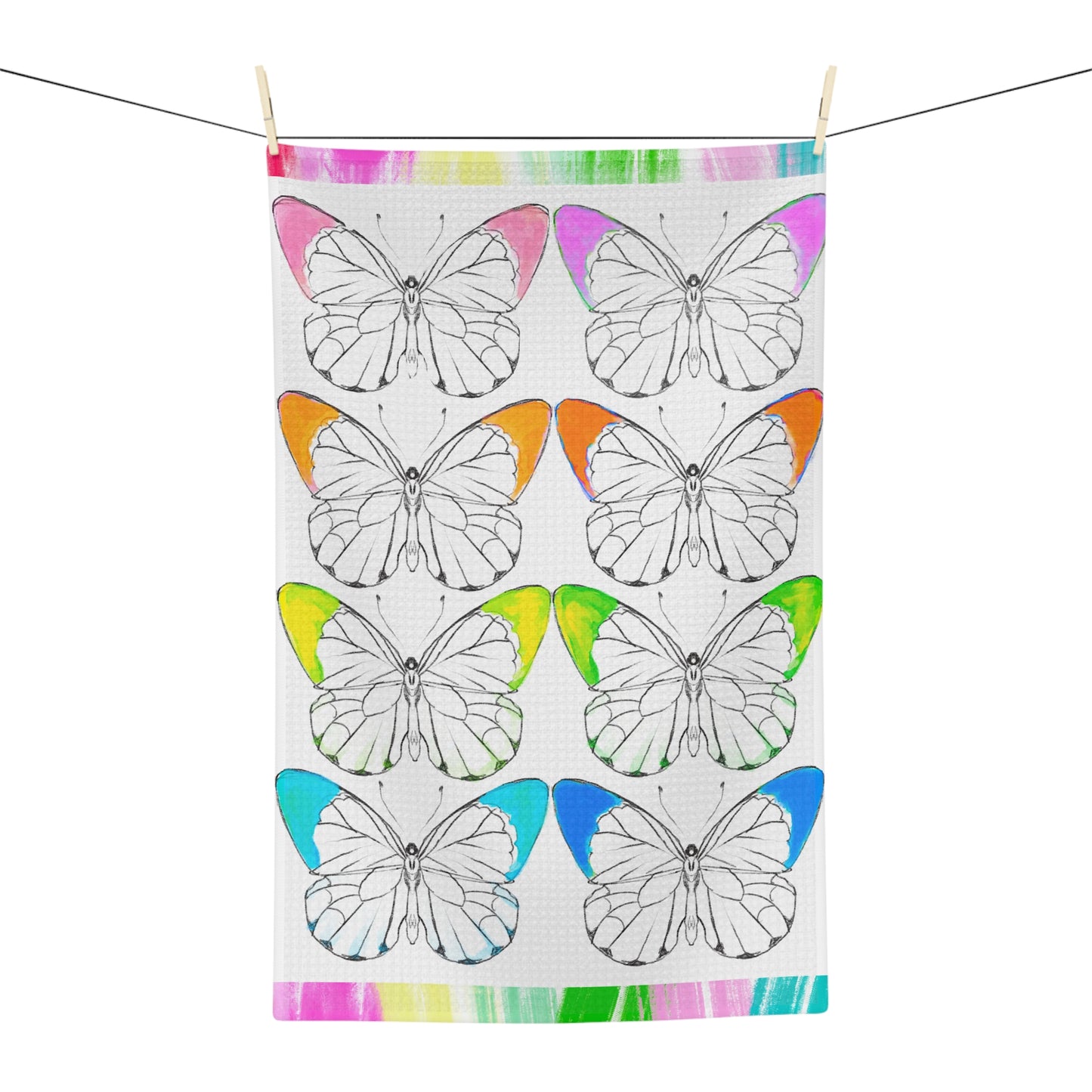 Chroma Microfiber Tea Towel