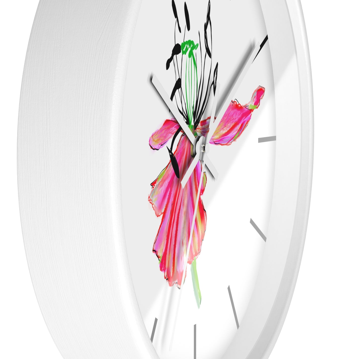 Tulip Love Wall Clock