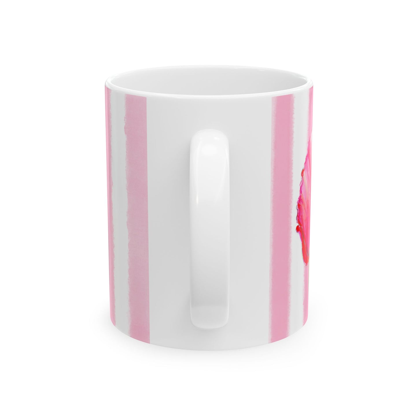 Dancing Tulips Mug Pink Red