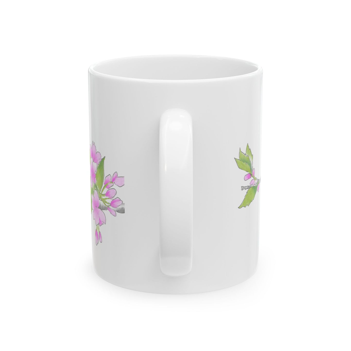 Jolly Birds Ceramic Mug, (11oz, 15oz), Sky blue