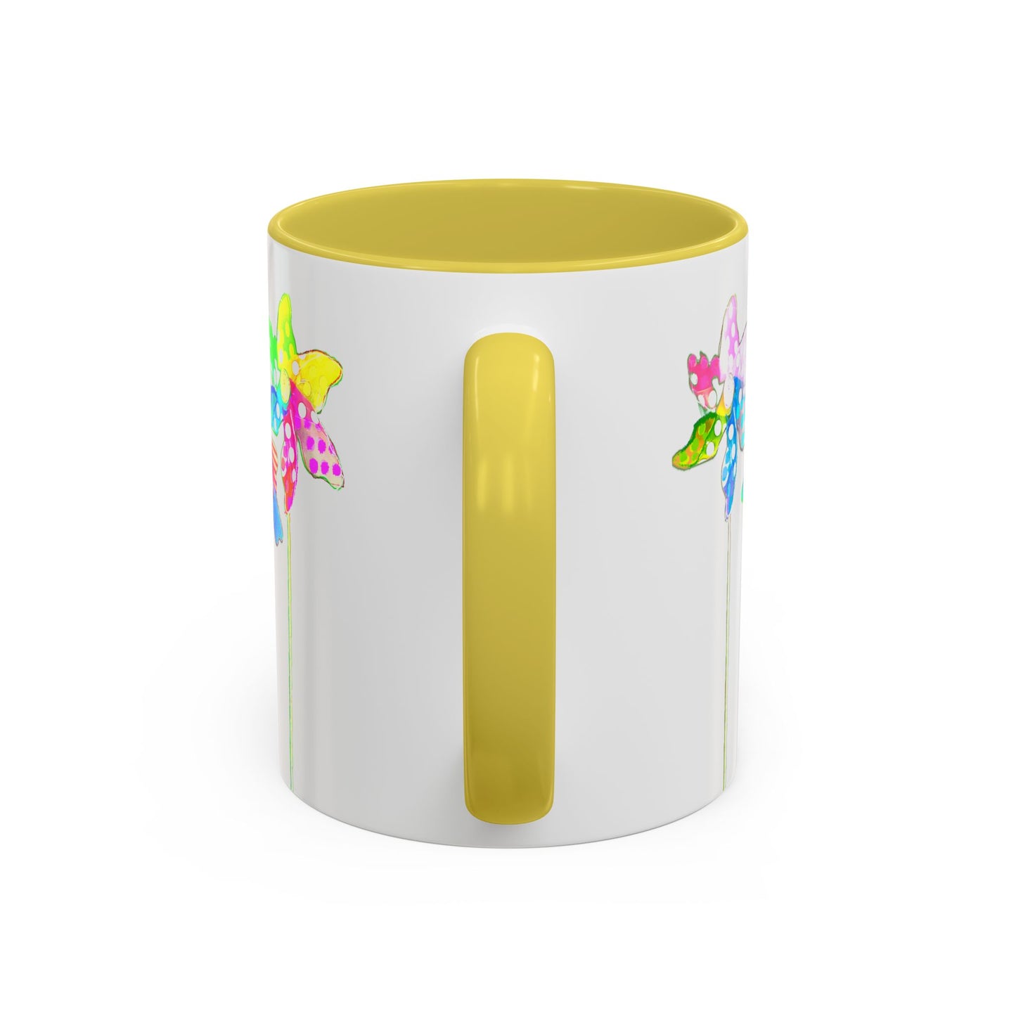 Pinwheels Mug Yellow