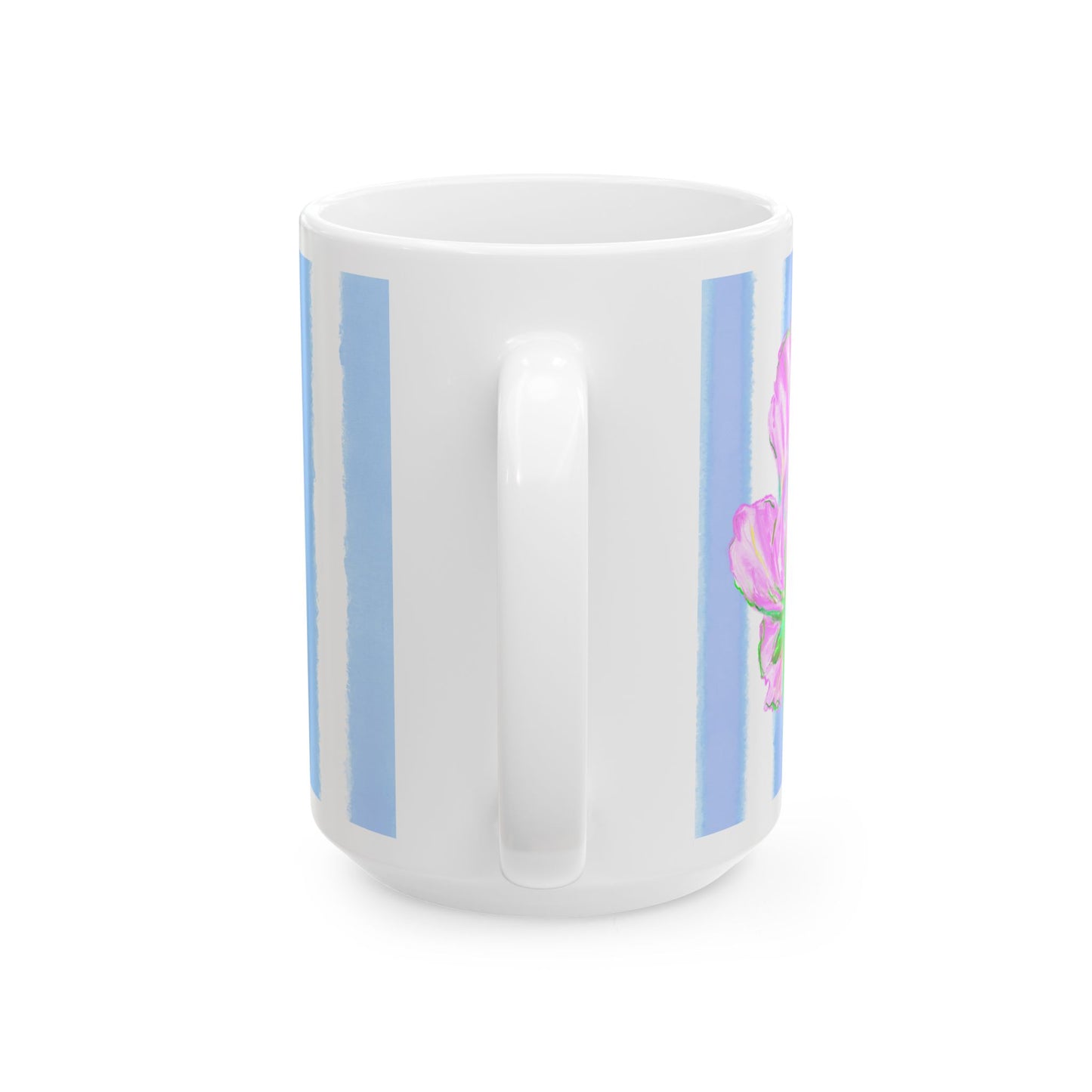 Dancing Tulips Mug Periwinkle Lilac