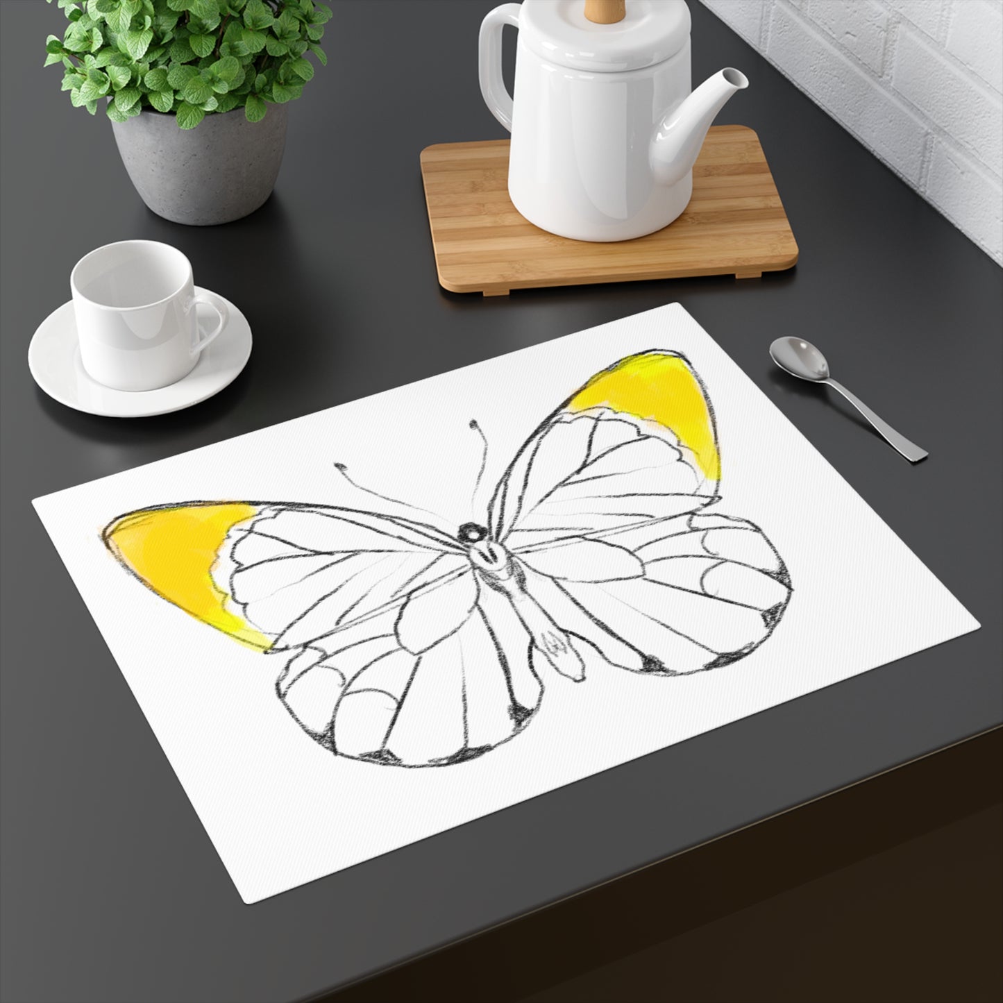 Chroma Yellow Placemat, 1pc