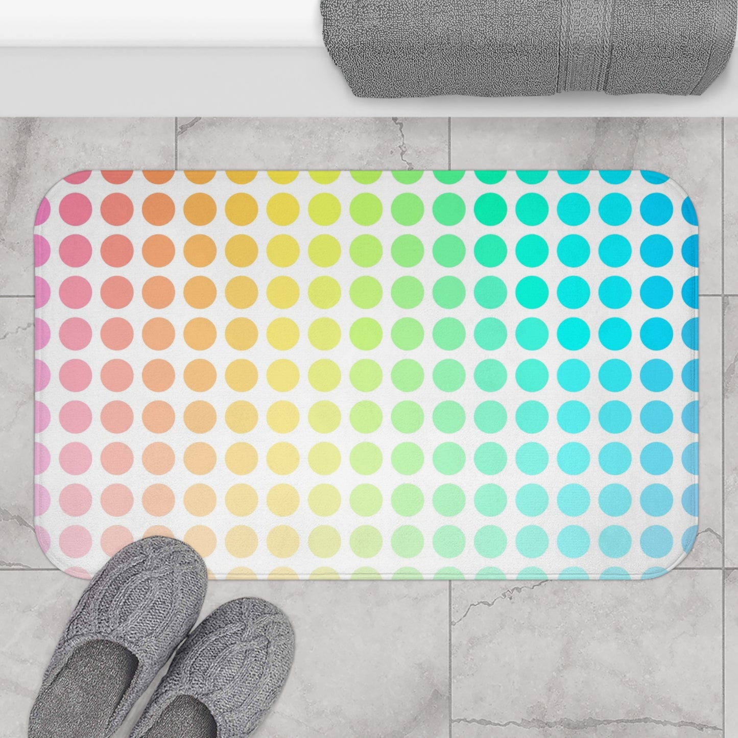 Polka Dot Joy Bath Mat