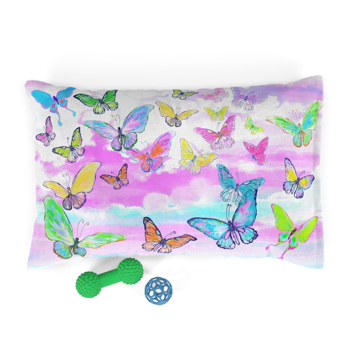 Jive Pet Bed Colorful Butterflies