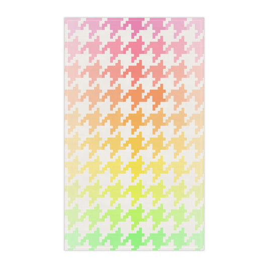 Houndstooth  Fun Tea Towels (cotton, poly)