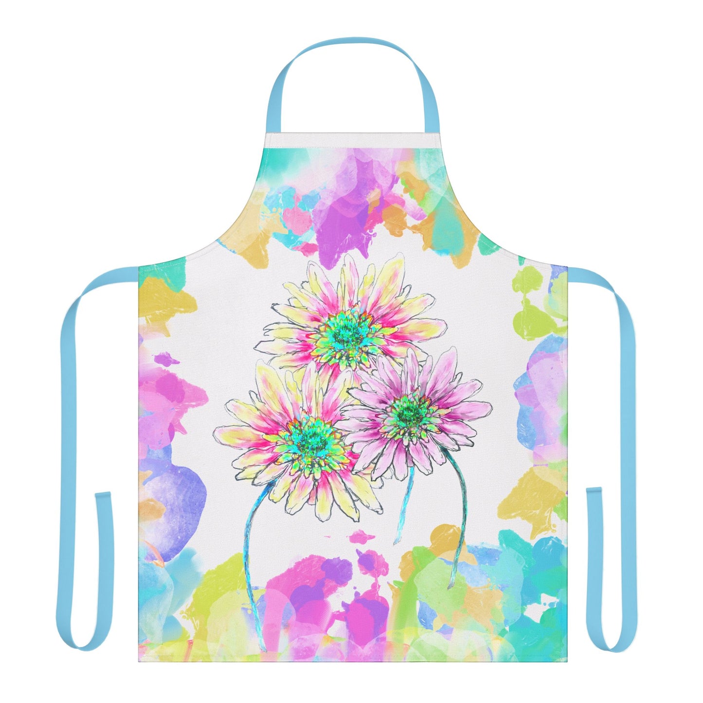 Zinnia Color Splash Apron
