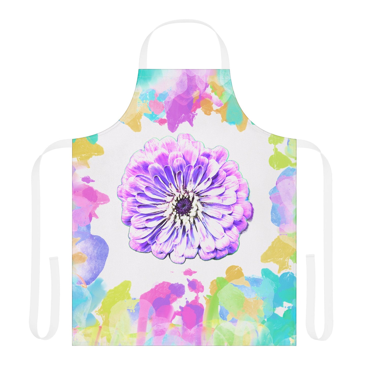 Zinnia Color Splash Apron