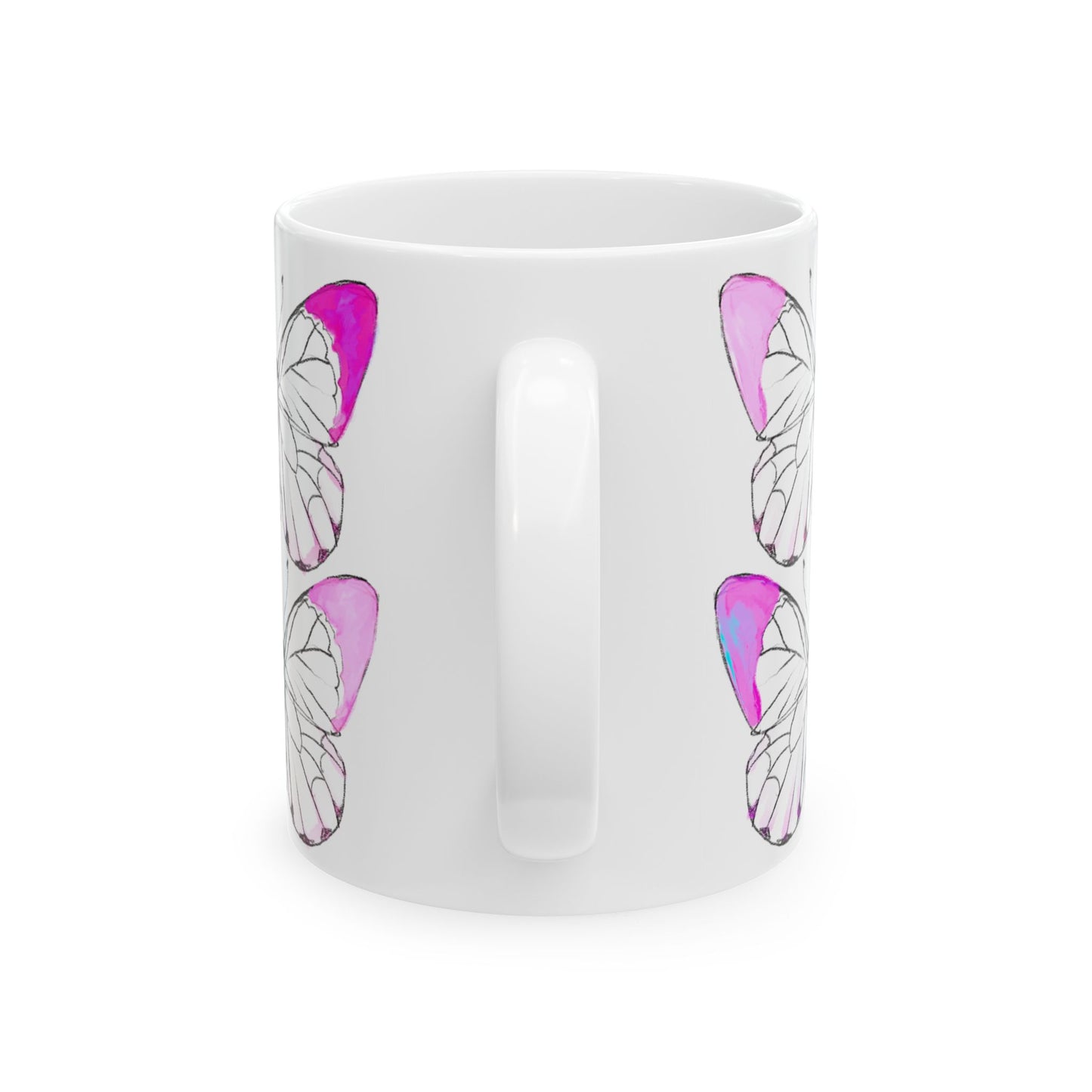 Chroma Ceramic Mug, (11oz, 15oz) Pink