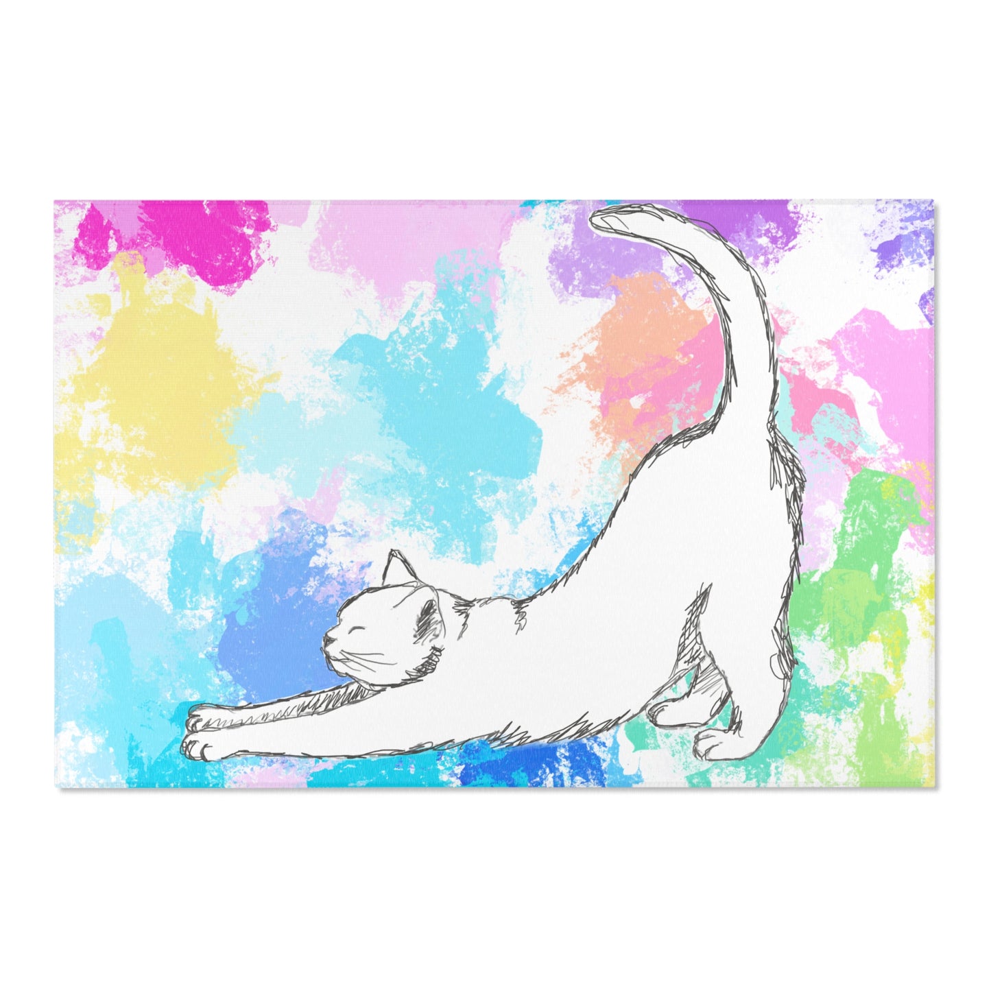 Indoor Area Rug Kitty Fun