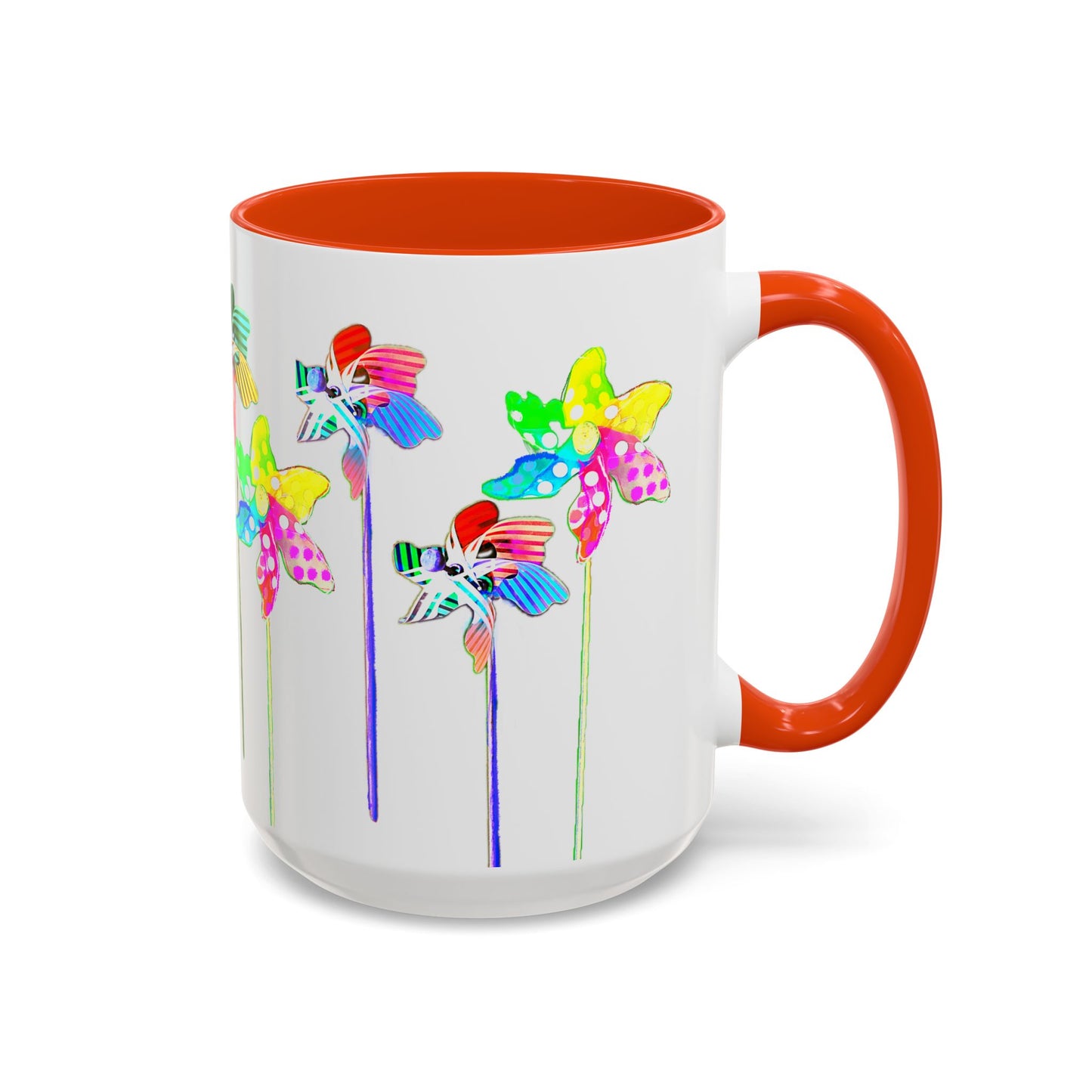 Pinwheels Mug Orange