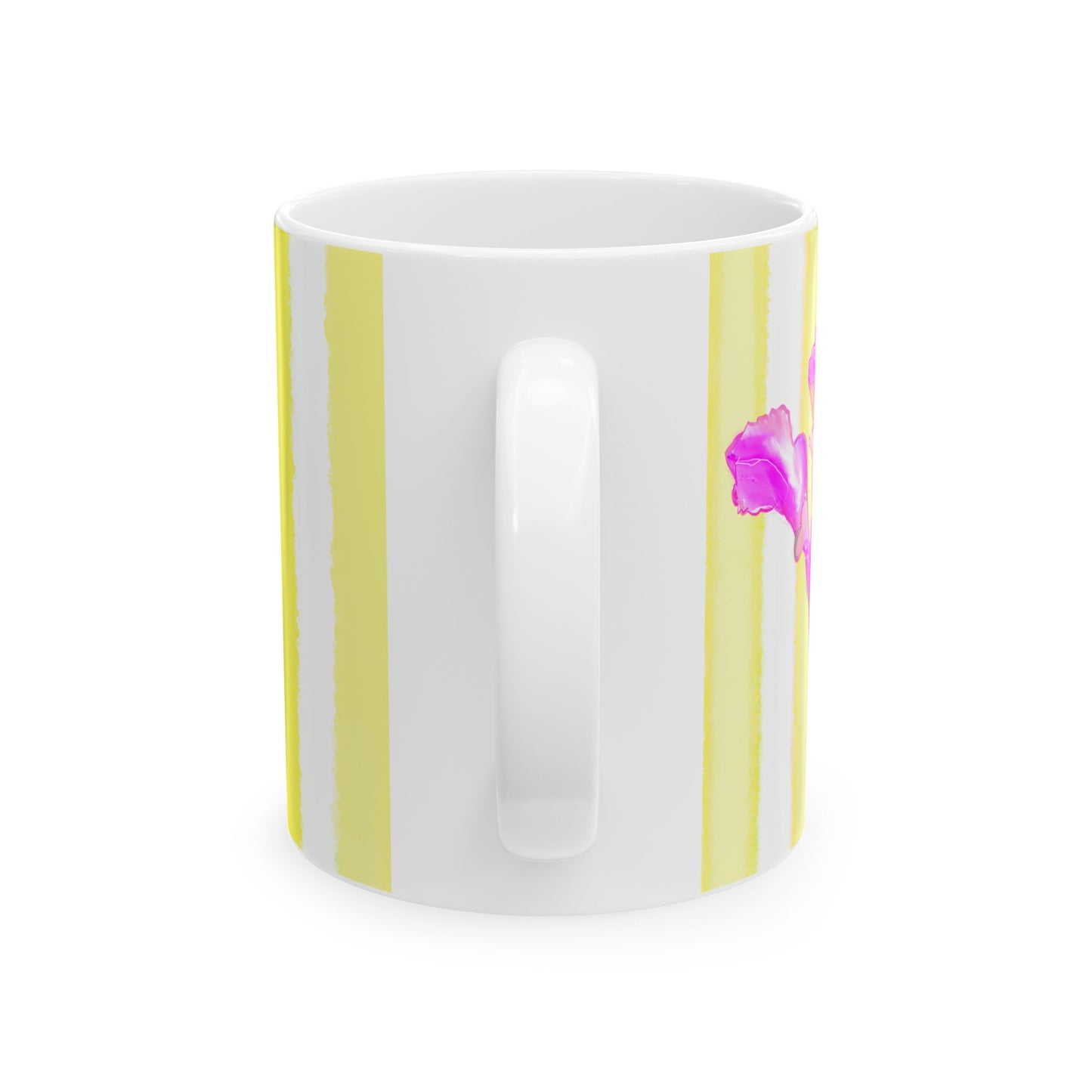 Dancing Tulips Mug Yellow Raspberry
