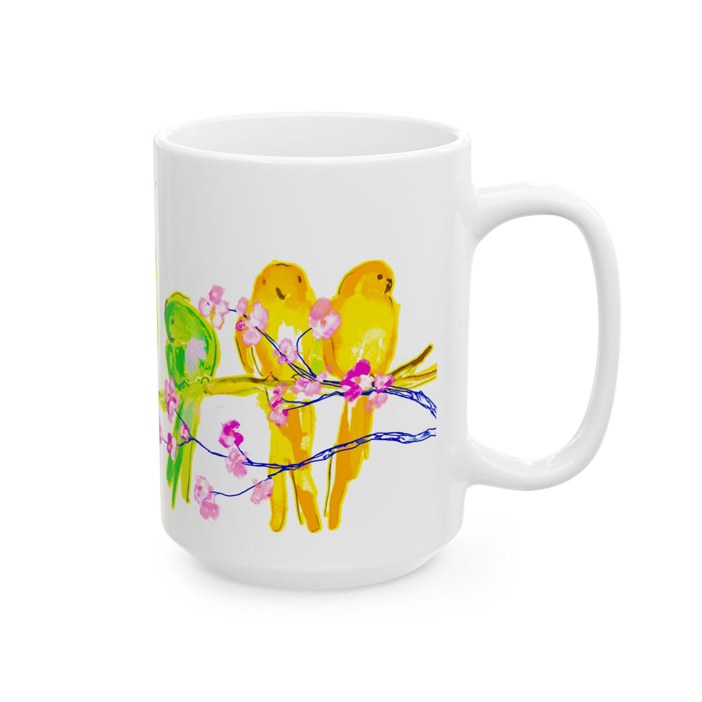 Mugs Blossoms & Birds