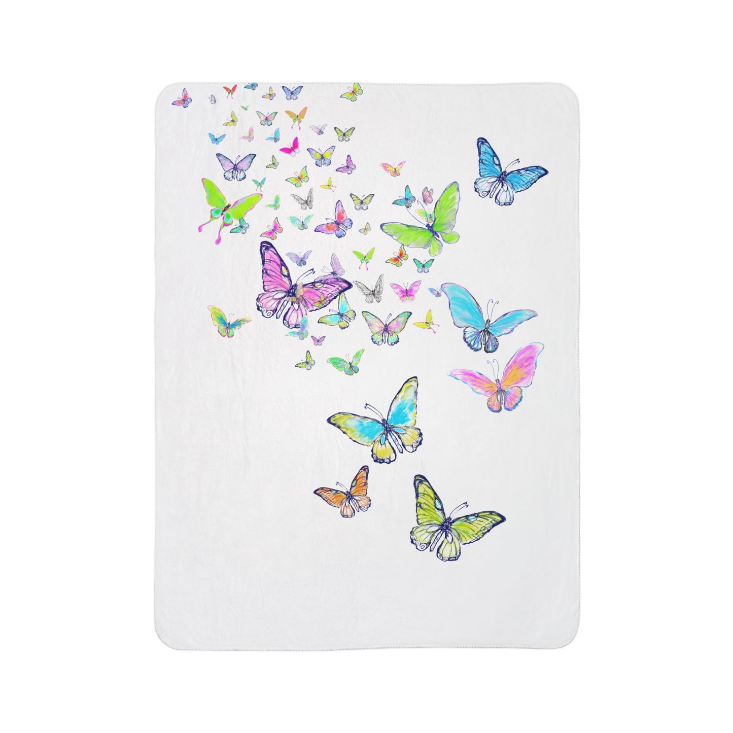 Blossom Glide Fleece Sherpa Blanket