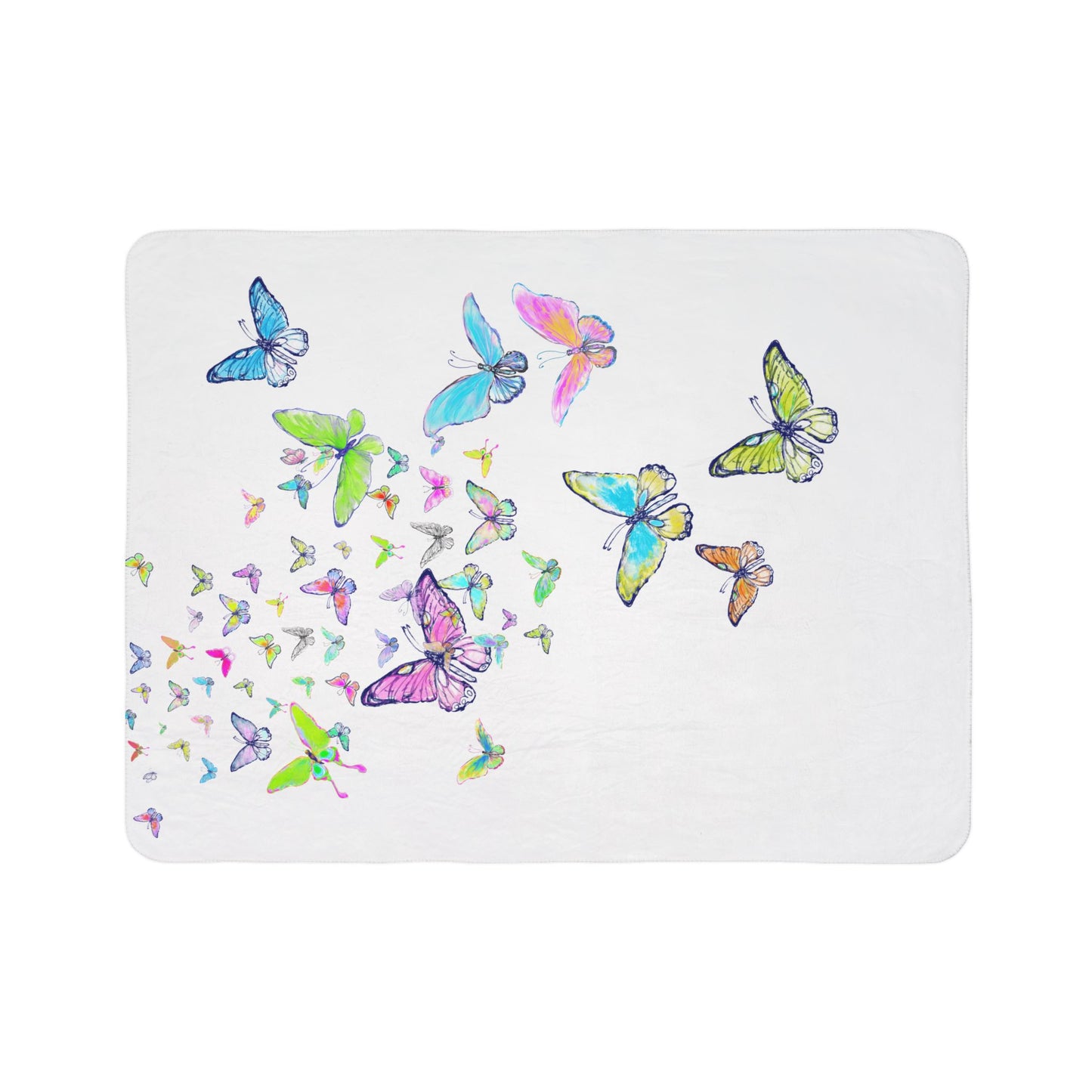 Blossom Glide Fleece Sherpa Blanket