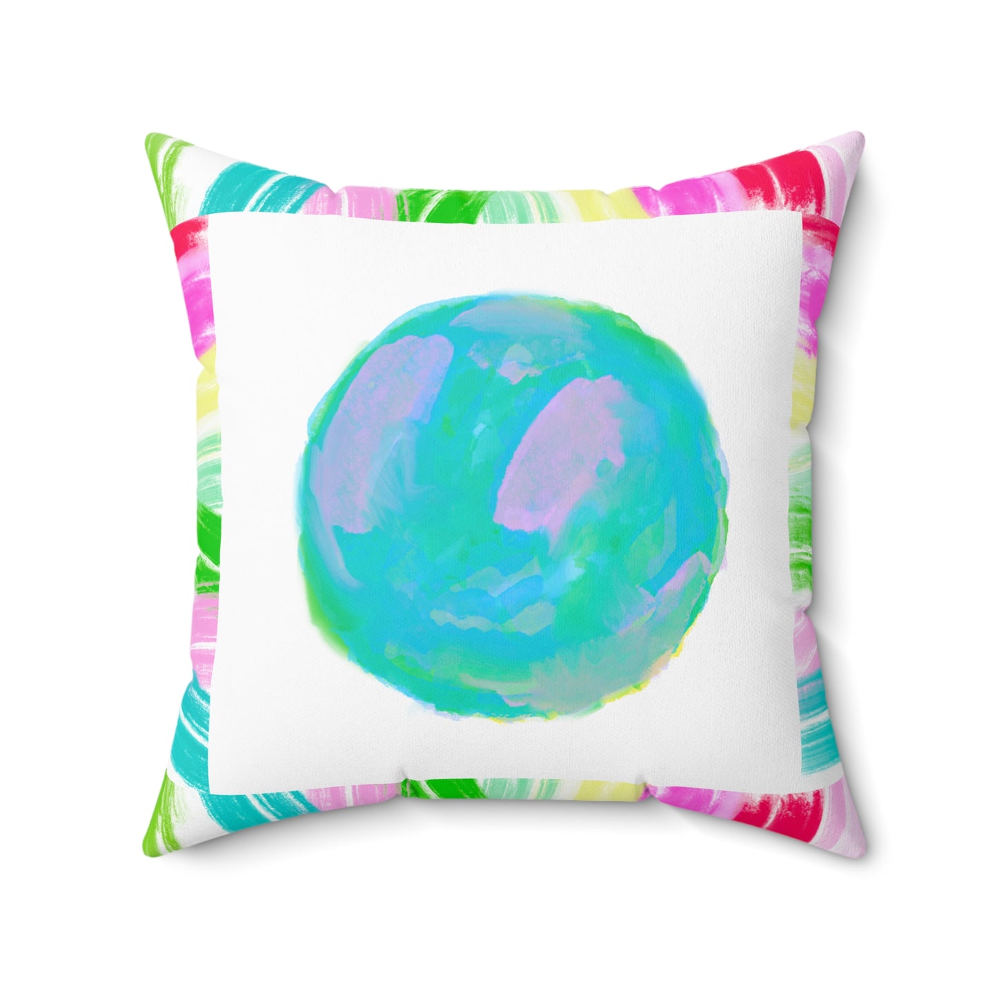 Mega Dot Polyester Square Pillow