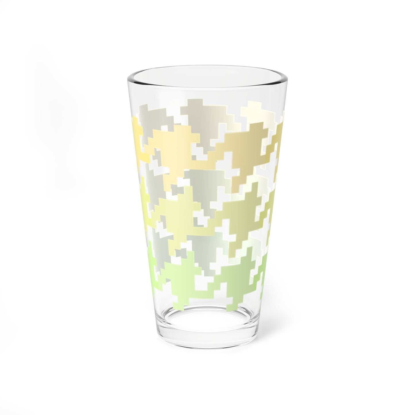 Mixing Glass, 16oz Houndstooth Fun