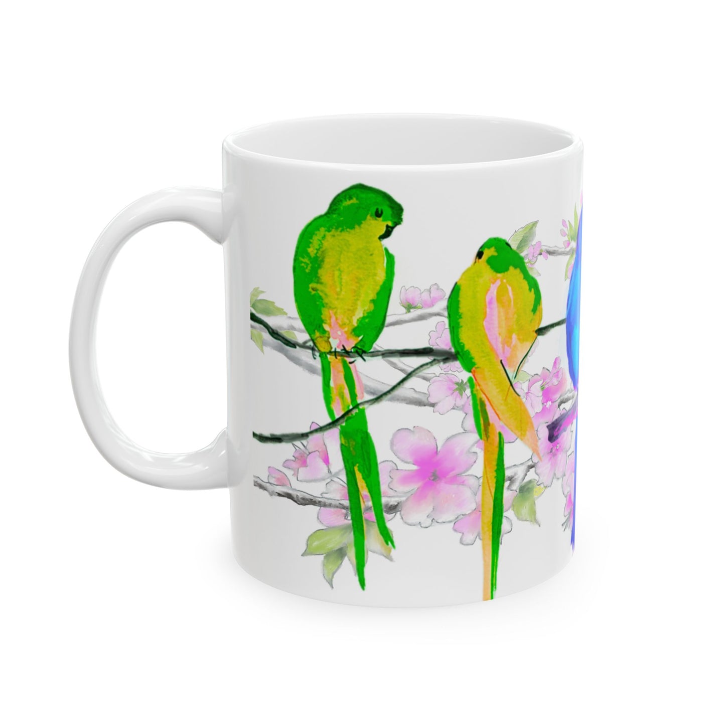 Blossoms & Birds Ceramic Mugs