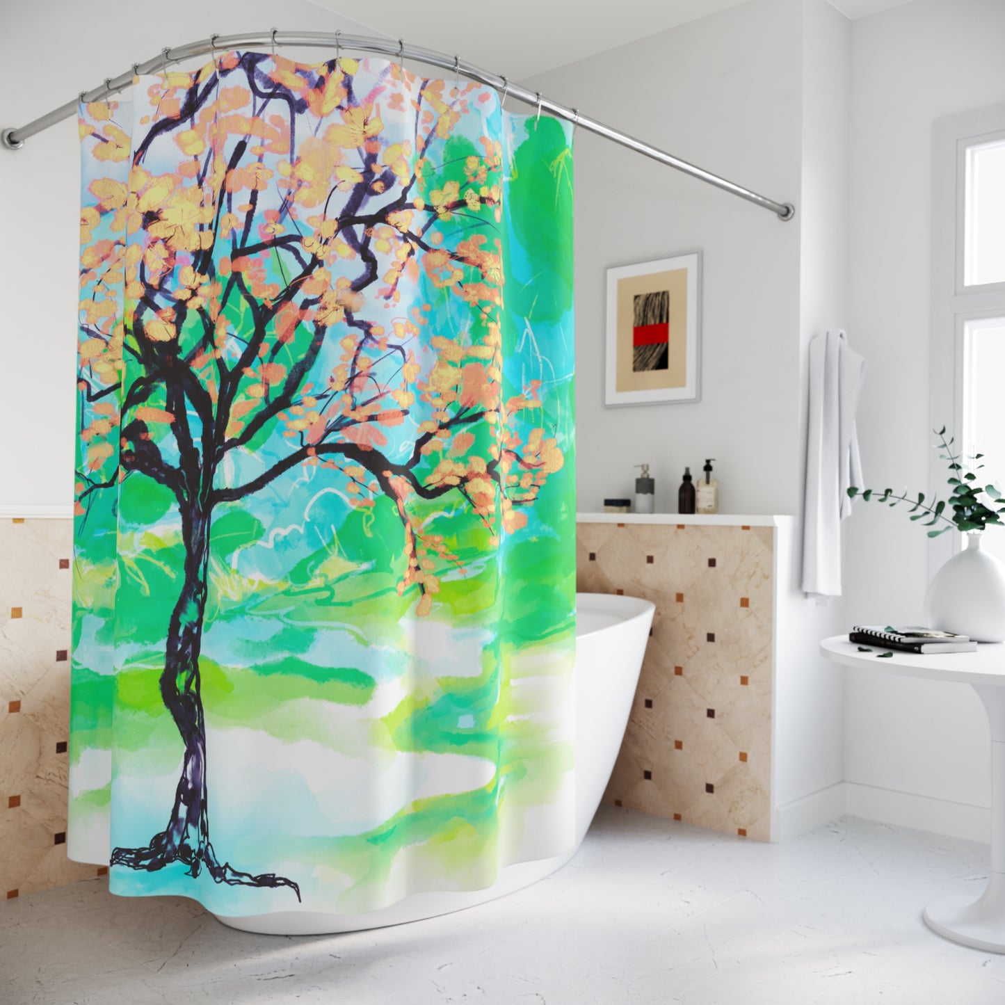 Joyful Landscapes Shower Curtains