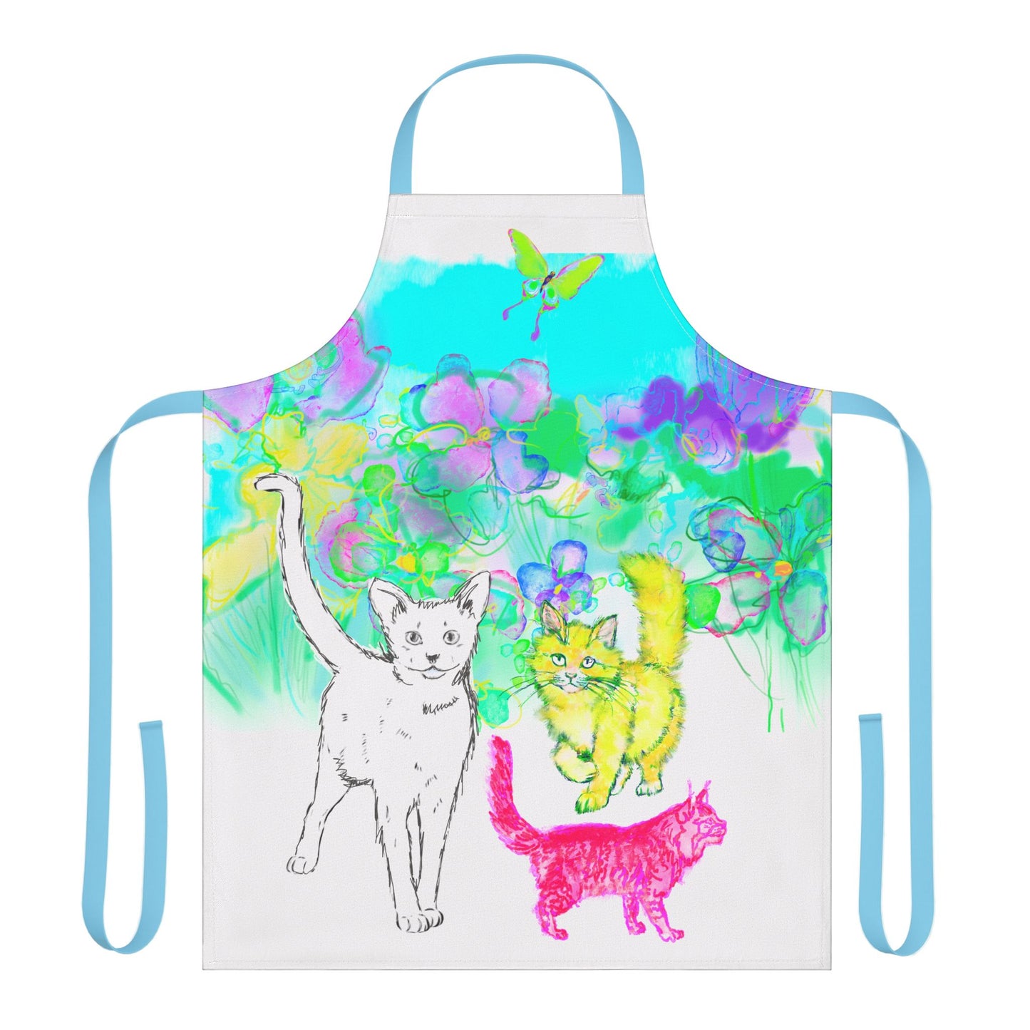 Colorful Cat Apron