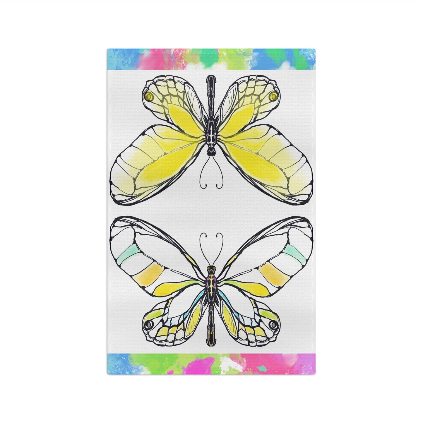 Flutterstripe Microfiber Tea Towel