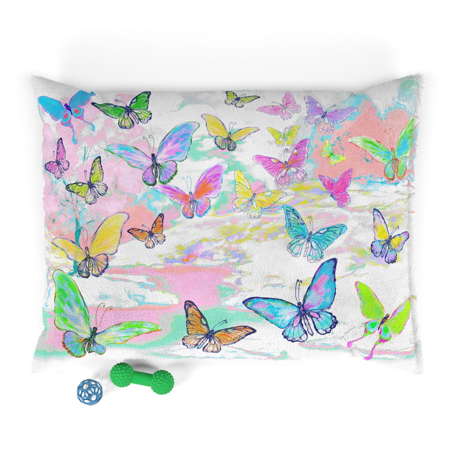 Jive Pet Bed Colorful Butterflies
