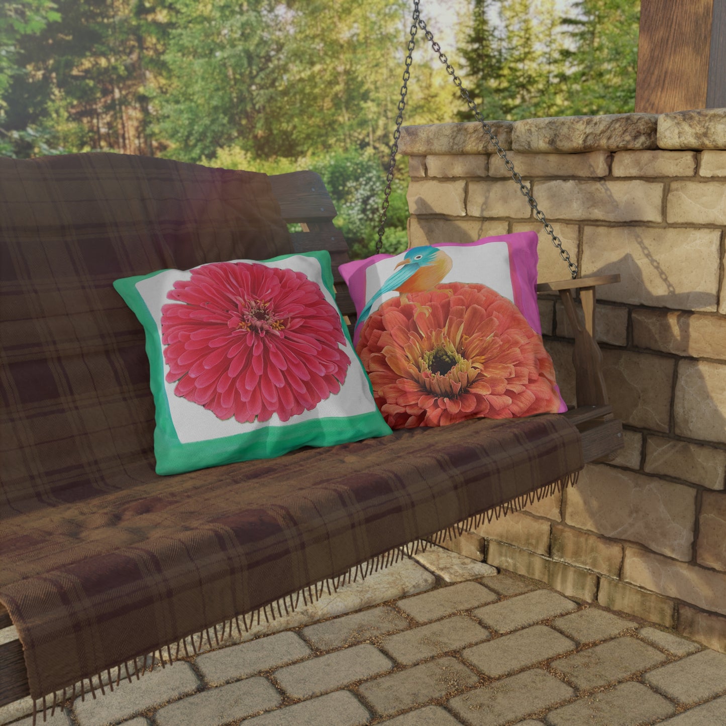 Zinnia Outdoor Pillows