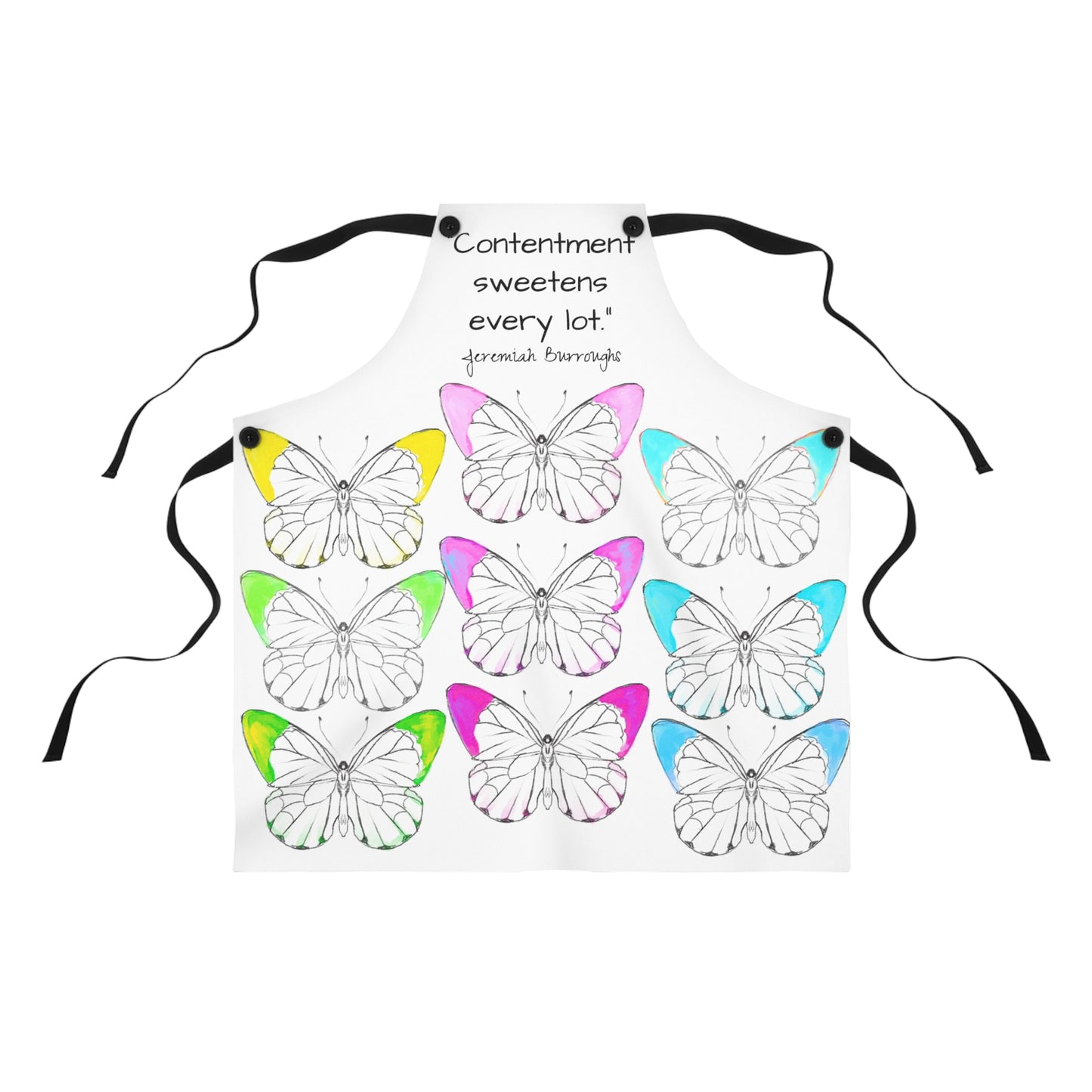 Chroma Apron Contentment sweetens every lot- Jeremiah Burroughs