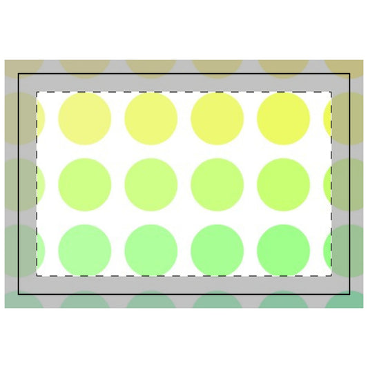 Polka Dot Joy  Poly Quilted Placemat, Yellow/Green, Bright White Fabric Background