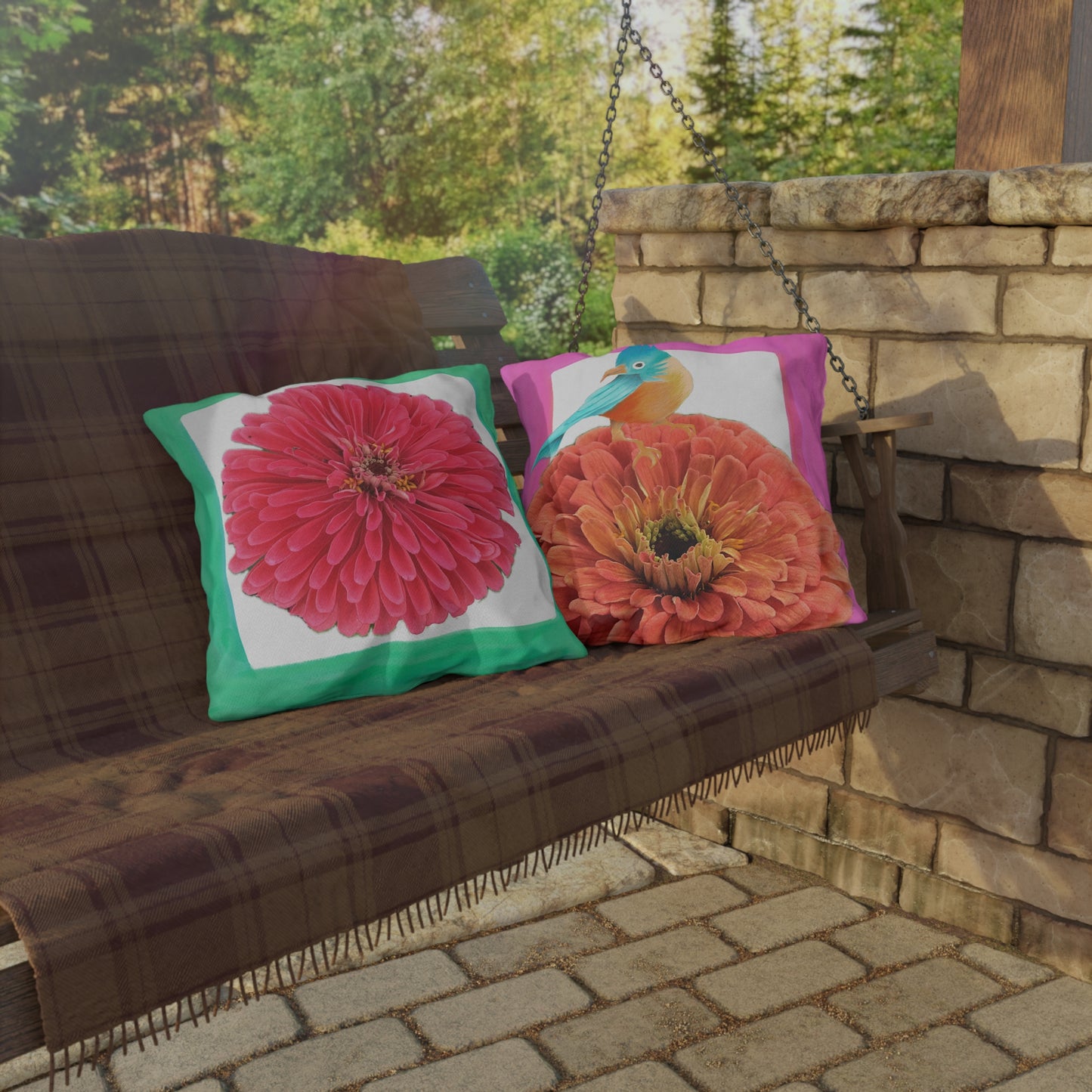 Zinnia Outdoor Pillows