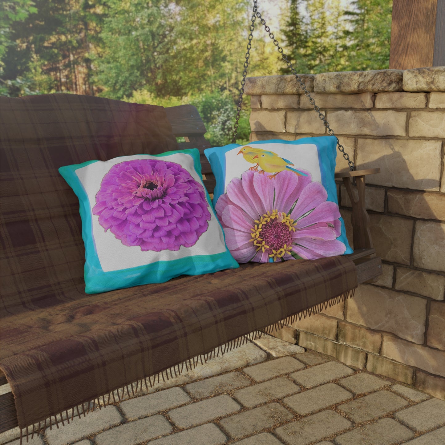 Zinnia Outdoor Pillows