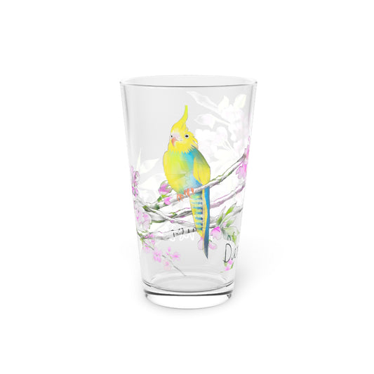 Cherry Chirp Pint Glass "Dare to Trust"