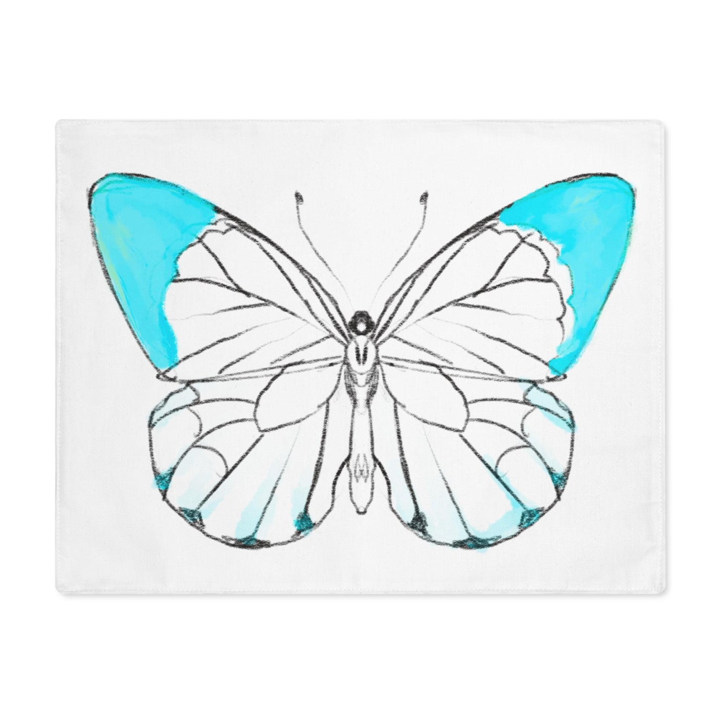 Chroma Aqua Placemat, 1pc