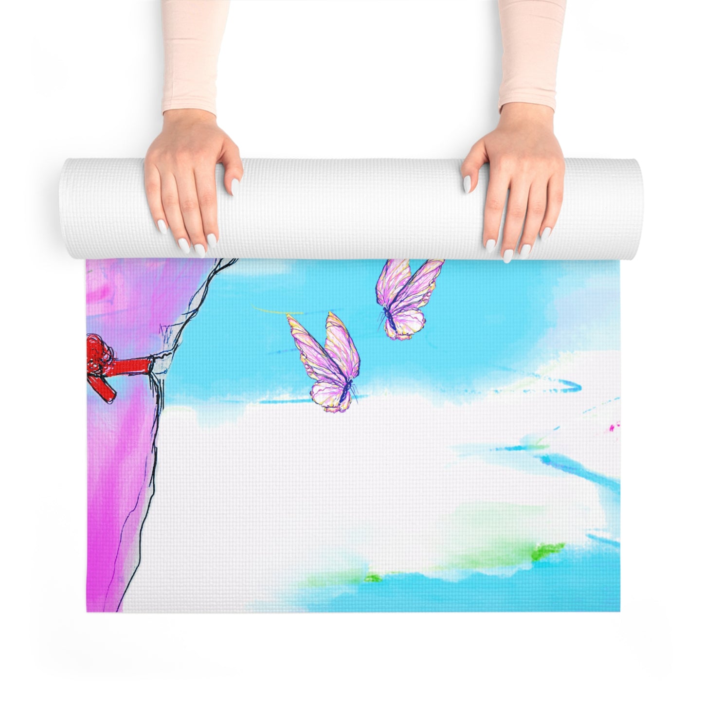 Foam Yoga Mats Butterfly Bliss