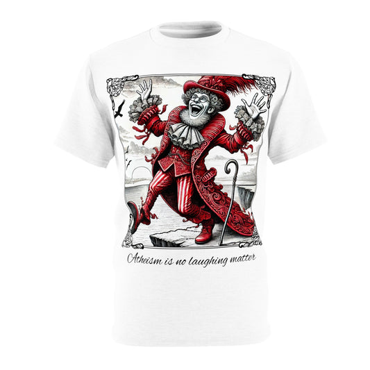 Guys  Inspirational Atheism is no laughing matter T-Shirt